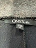 Onyx Nite Black Sleeveless Blouse Size S - photo 7
