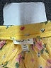 SELF E 100% Rayon Yellow Short Sleeve Blouse Size XS - photo 7