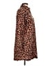Missguided Animal Print Brown Long Sleeve Blouse Size 10 - photo 4