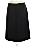 J.Crew 100% Wool Solid Black Wool Skirt Size 6 - photo 1