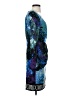 Julie Dillon Print Blue Cocktail Dress Size 4 - photo 4