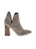 Steve Madden 100% Leather Gray Tan Ankle Boots Size 8 1/2 - photo 1
