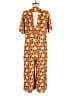 Topshop Print Yellow Jumpsuit Size 2 - photo 2
