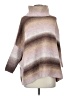 Ann Taylor LOFT Stripes Pink Poncho Size S - photo 1