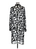 Kasper Graphic Silver Casual Dress Size M - photo 2