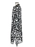 Kasper Graphic Silver Casual Dress Size M - photo 5
