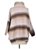 Ann Taylor LOFT Stripes Pink Poncho Size S - photo 2