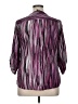 Elementz Stripes Purple 3/4 Sleeve Blouse Size XL (petite) - photo 2