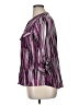 Elementz Stripes Purple 3/4 Sleeve Blouse Size XL (petite) - photo 5