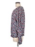 Molly Bracken 100% Polyester Stripes Red Blue Long Sleeve Top Size M - photo 5