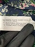 Zara Basic Floral Black Purple Long Sleeve Blouse Size M - photo 8