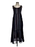 Hinge Stripes Black Blue Casual Dress Size XXS - photo 1