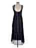Hinge Stripes Black Blue Casual Dress Size XXS - photo 2