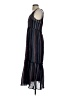 Hinge Stripes Black Blue Casual Dress Size XXS - photo 5