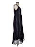 Hinge Stripes Black Blue Casual Dress Size XXS - photo 4