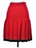 St. John Collection Solid Red Casual Skirt Size 2 - photo 2