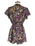 Shein Floral Black Romper Size 4 - photo 2