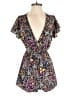 Shein Floral Black Romper Size 4 - photo 1