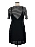Assorted Brands 100% Rayon Stripes Black Casual Dress Size M - photo 2