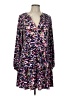 Donna Morgan Print Blue Casual Dress Size 10 - photo 1