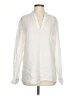 Perry Ellis Ivory Long Sleeve Blouse Size S - photo 1