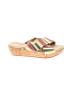 AK Anne Klein Color Block Gold Blue Wedges Size 9 1/2 - photo 1