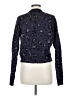 Frank & Oak Animal Print Purple Blue Pullover Sweater Size M - photo 2