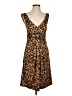 Unbranded Animal Print Brown Cocktail Dress Size S - photo 1