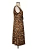 Unbranded Animal Print Brown Cocktail Dress Size S - photo 4