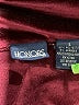 Honors Burgundy Long Sleeve Blouse Size L - photo 7