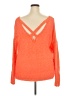 Mudd 100% Acrylic Orange Pullover Sweater Size 2X - photo 2