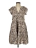 THML 100% Rayon Animal Print Brown Casual Dress Size XS - photo 1