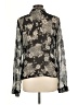Tapemeasure Floral Black Long Sleeve Blouse Size 10 - photo 2
