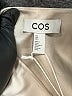 Cos Silver Ivory Cocktail Dress Size 8 - photo 6