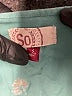 SO 100% Rayon Teal 3/4 Sleeve Blouse Size S - photo 7