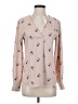 Ann Taylor Floral Pink Long Sleeve Blouse Size XS - photo 1