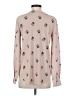 Ann Taylor Floral Pink Long Sleeve Blouse Size XS - photo 2