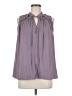 Current Air 100% Polyester Purple Sleeveless Blouse Size M - photo 1