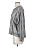 Majestic Paris for Neiman Marcus Metallic Silver Pullover Sweater Size 4 (2) - photo 5