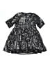 Loredana 100% Polyester Silver Dress Size 8 - photo 2