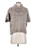 MICHAEL Michael Kors Tweed Gray Turtleneck Sweater Size S - photo 1