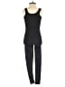 Set Active Solid Black Jumpsuit Size XS - photo 2