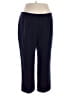 Jones Studio 100% Polyester Solid Blue Dress Pants Size 22 - photo 1