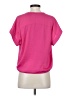 BCBGMAXAZRIA 100% Polyester Pink Short Sleeve Blouse Size XXS - photo 2