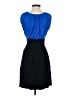 Express 100% Polyester Color Block Blue Cocktail Dress Size XS - photo 2