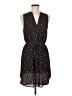 H&M 100% Polyester Paisley Black Casual Dress Size 6 - photo 1
