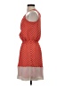 Express 100% Polyester Stripes Orange Casual Dress Size XS - photo 5