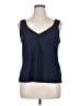 Zapelle 100% Polyester Blue Sleeveless Blouse Size 16 - photo 1