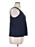 Zapelle 100% Polyester Blue Sleeveless Blouse Size 16 - photo 4