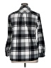 Robert Louis Plaid Gray Long Sleeve Blouse Size XL - photo 2
